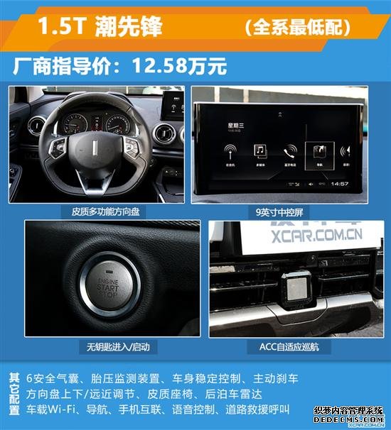 推荐1.5T智先锋车型 WEY VV5购车手册