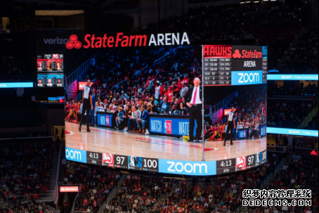 首块三星360°LED屏幕入驻NBA，点亮亚特兰大老鹰队