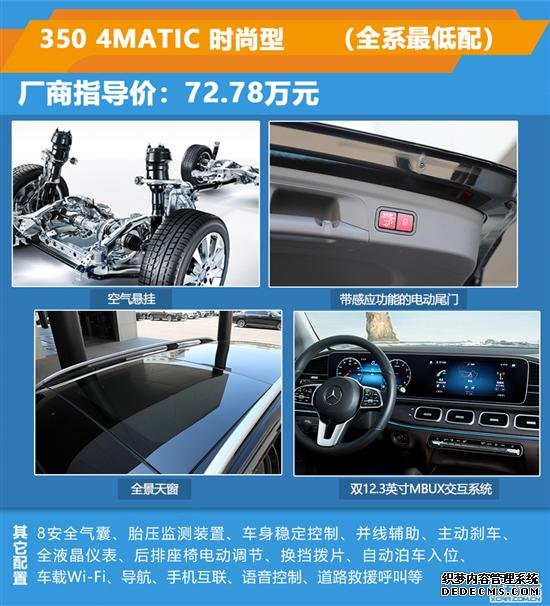 推荐350 4MATIC豪华型 GLE购车手册