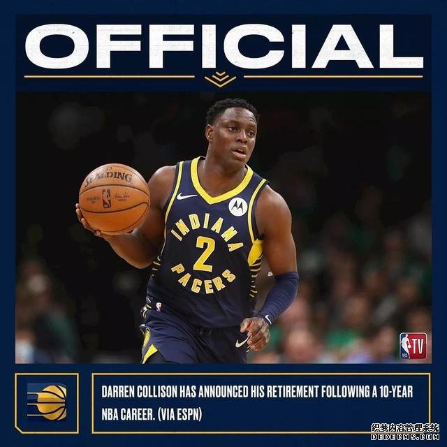 科里森宣布从NBA退役！当打之年才31岁啊