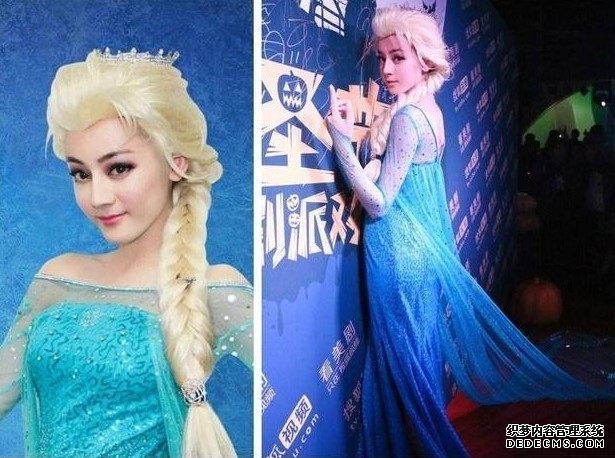 杨幂扎双马尾 盘点娱乐圈女星们的cosplay