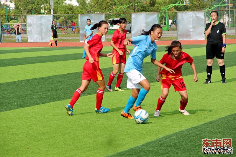 福建省运会青少年足球女子乙组比赛在霞浦落幕