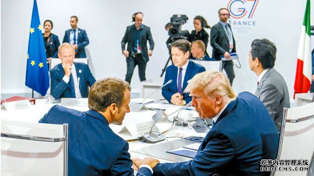 G7峰会法国小心绕过贸易话题 美反指法方孤立特朗普