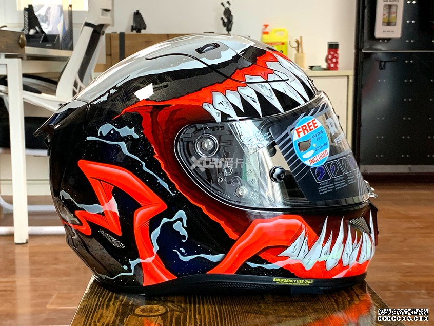 HJC头盔;漫威动漫;毒液;毒液2;毒液头盔;摩托车头盔
