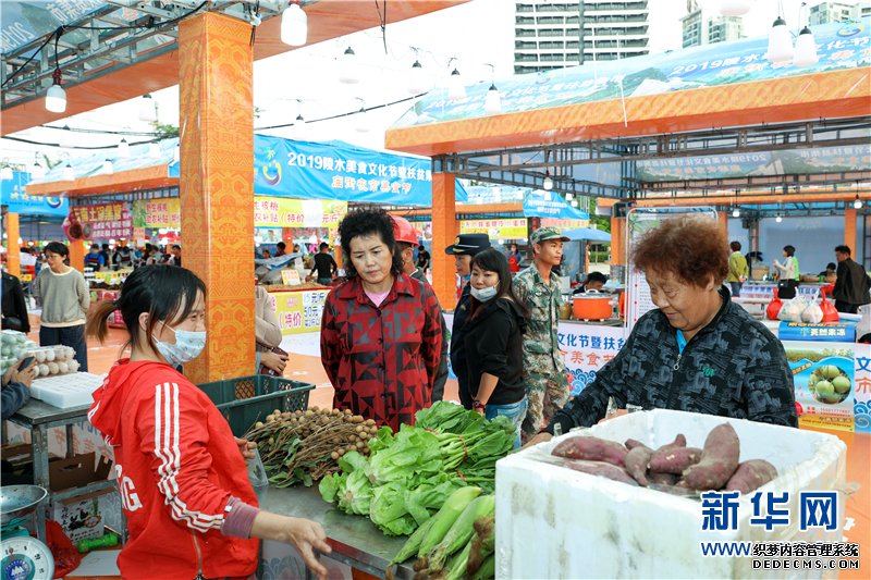 2019陵水美食文化嘉年华暨消费扶贫集市活动开幕