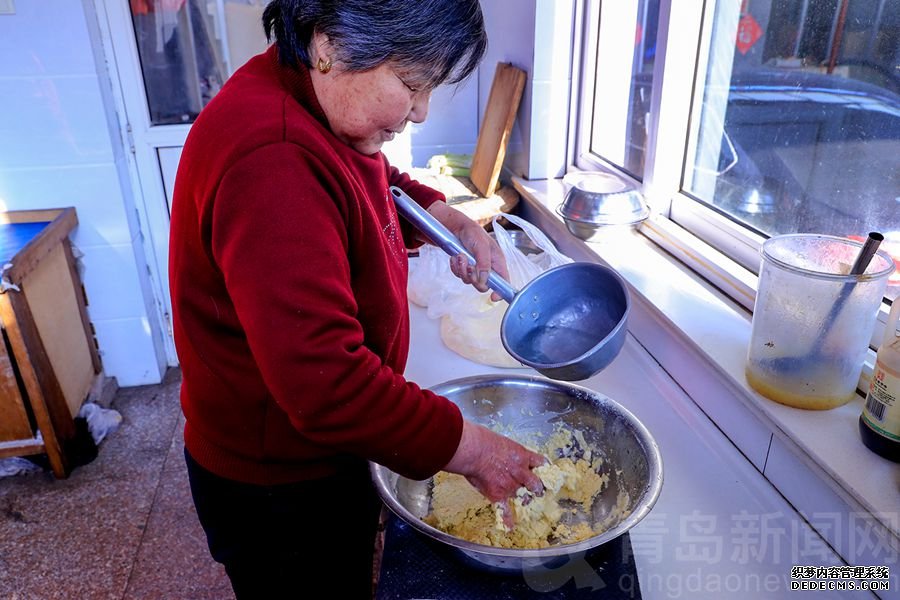 甜软糯 腊月在西海岸海青镇品尝传统美食包糕