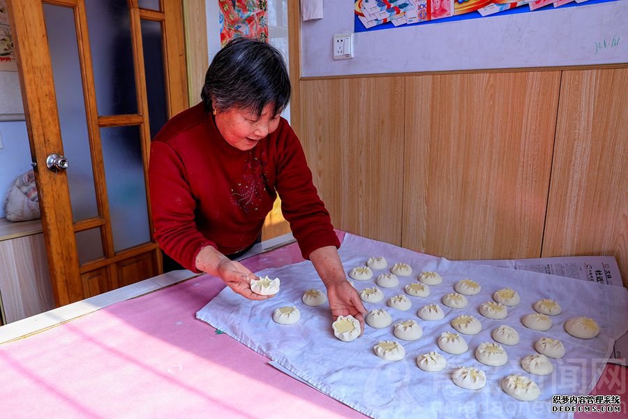 甜软糯 腊月在西海岸海青镇品尝传统美食包糕