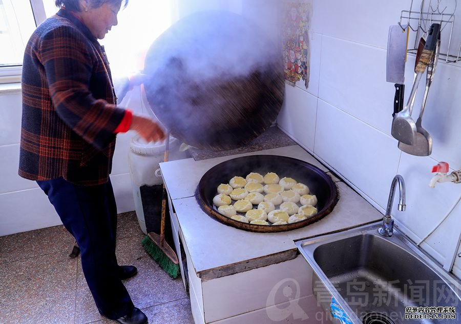 甜软糯 腊月在西海岸海青镇品尝传统美食包糕