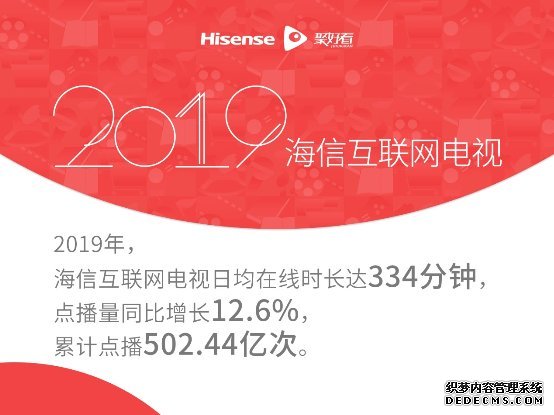 海信发布2019互联网电视白皮书：电视日均使用时长5.5小时
