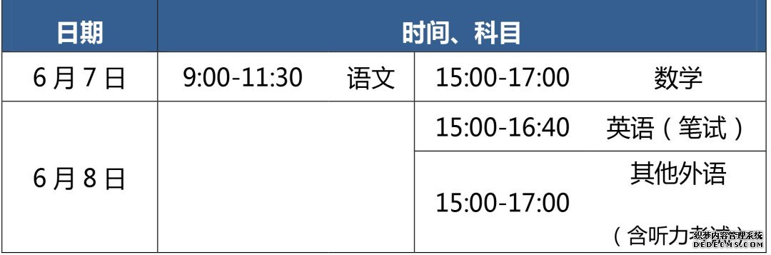 2020北京高考变为4天 还有这些变化必看(考试安排