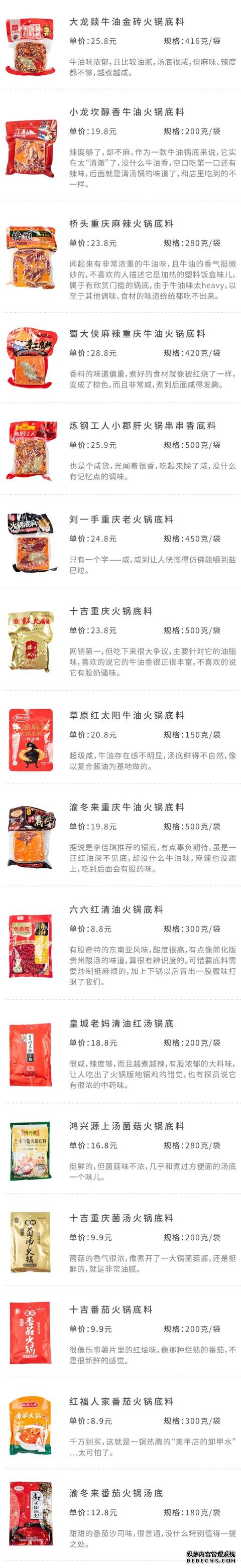 试吃了25款火锅底料,认准它们买就对了