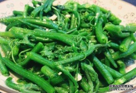 美食推荐:蒜香瓜藤、酱油炒木耳、菠菜炒肥牛、腐竹排骨汤的做法