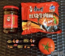 康师傅方便面的面饼，设