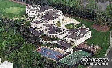 NBA球员多有钱?看了他们的豪宅,球迷:不如北京四合院