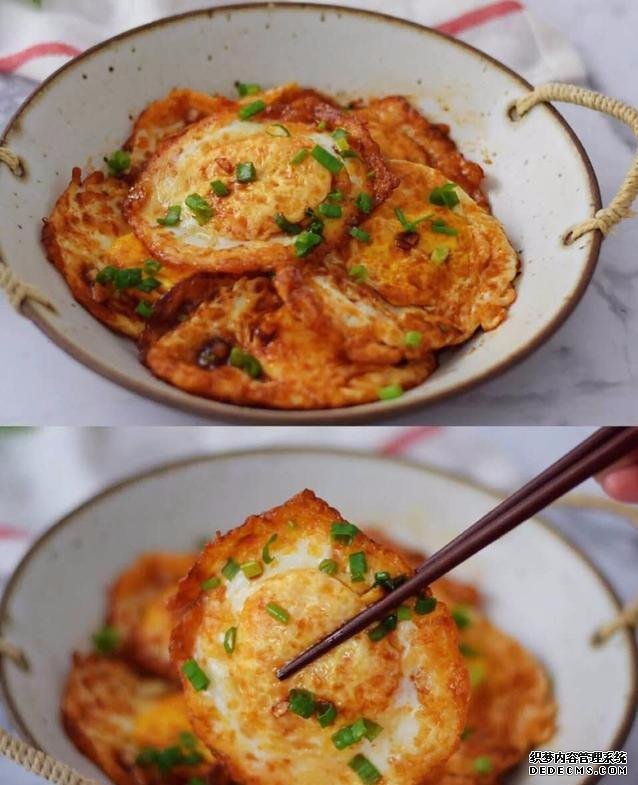荷包蛋这样煎,比肉好吃100倍,香甜爆汁,孩子倍儿爱吃
