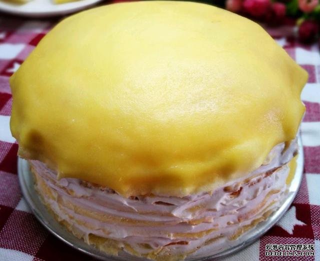 教你做超级简单的千层蛋糕，只用平底锅就能做，层层香甜，太好吃