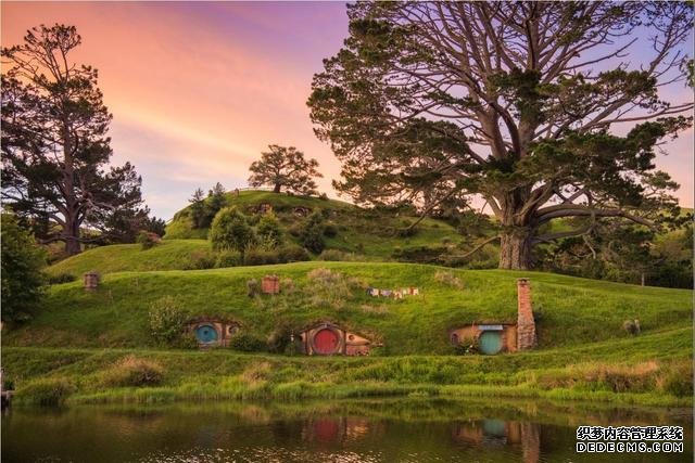 新西兰北岛的霍比特村，带孩子游玩的不二之选，萤火虫洞美不胜收