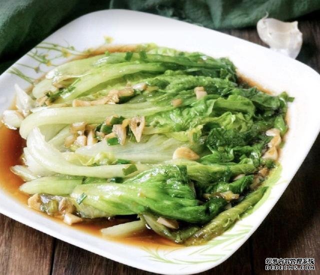 最正宗的蚝油生菜,快手简单还减肥,2块钱就能做一盘