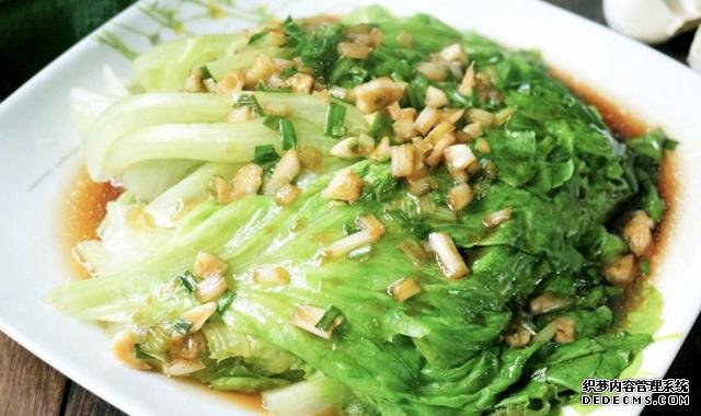 最正宗的蚝油生菜,快手简单还减肥,2块钱就能做一盘