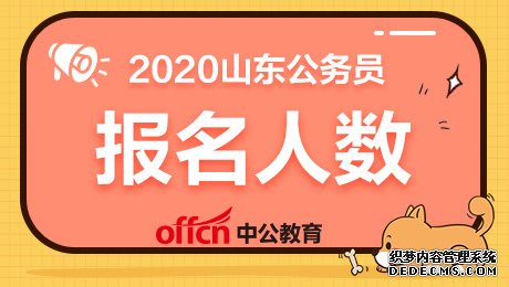 2020德州公务员考试报名情况「截至5月10日16时」