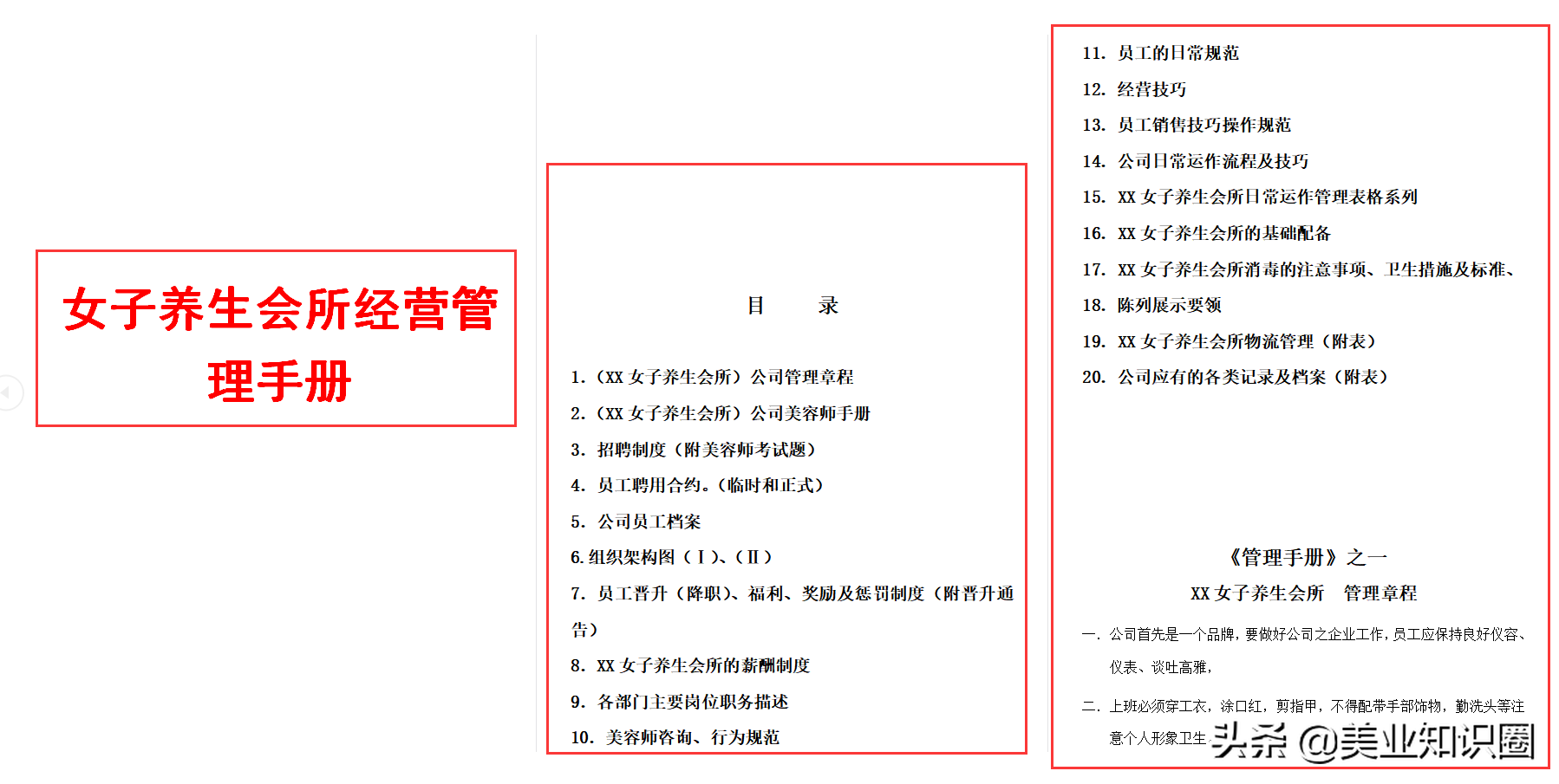 一套近乎完美的养生会所经营管理手册,共计82页,简直太全了